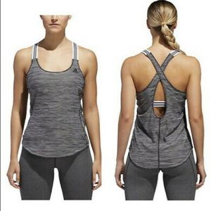 Adidas cross back tank top
